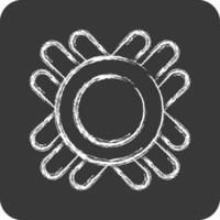 Icon Symbol. related to American Indigenous symbol. chalk Style. simple design editable vector