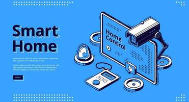 Smart home and artificial intelligence technology vector