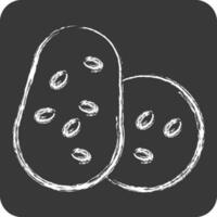 Icon Potato. related to American Indigenous symbol. simple design editable vector
