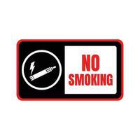 Smoking prohibited notice sign, No smoking here poster sign, vaping not allowed vector