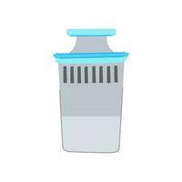 tap water filter cartoon vector illustration