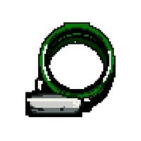 cycle bicycle lock game pixel art vector illustration