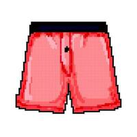 boxer underwear man game pixel art vector illustration