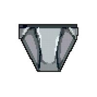 fashion underwear man game pixel art vector illustration