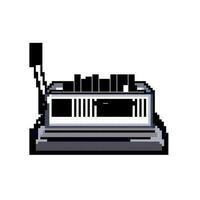 object binding machine game pixel art vector illustration