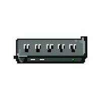 technology battery backup game pixel art vector illustration