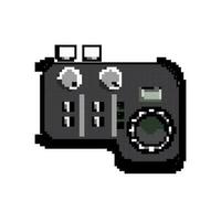 technology audio interface game pixel art vector illustration