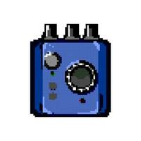 equalizer audio interface game pixel art vector illustration