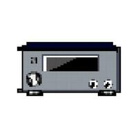 music av receiver game pixel art vector illustration