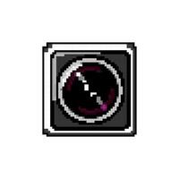 equipment action camera game pixel art vector illustration