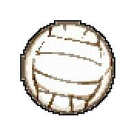 volleyball ball sport game pixel art vector illustration