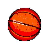 basketball ball sport game pixel art vector illustration