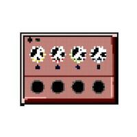sound audio mixer game pixel art vector illustration