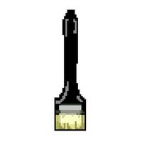 tool brush paint game pixel art vector illustration