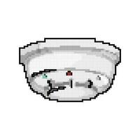 home smoke detector game pixel art vector illustration