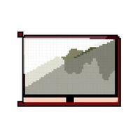 app smart photo frame game pixel art vector illustration