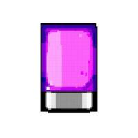 electric smart lamp game pixel art vector illustration