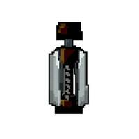 alcohol corkscrew wine game pixel art vector illustration