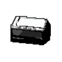 plastic food vacuum sealer game pixel art vector illustration