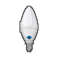 power smart light bulb game pixel art vector illustration