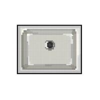 bath sink ceramic game pixel art vector illustration