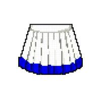 woman skirt fashion game pixel art vector illustration