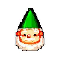 funny garden gnome game pixel art vector illustration