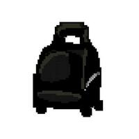 case luggage bag game pixel art vector illustration