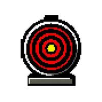 range shooting target game pixel art vector illustration