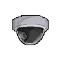 technology security camera cctv game pixel art vector illustration