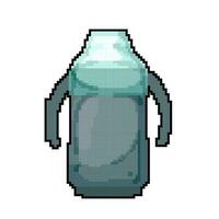 baby sippy cup game pixel art vector illustration