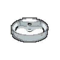 faucet sink ceramic game pixel art vector illustration