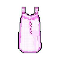 adult nightie sleepshirt women game pixel art vector illustration