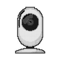 secure security camera cctv game pixel art vector illustration
