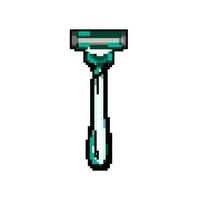 beard shaver game pixel art vector illustration