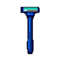 sharp shaver game pixel art vector illustration