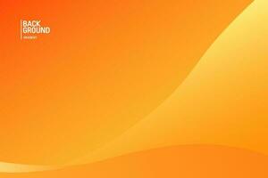 Colorful orange gradient background. Fluid banner template vector illustration. Abstract background
