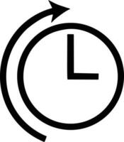 Clock icon symbol design image. Illustration of the alarm watch time isolated vector image. EPS 10