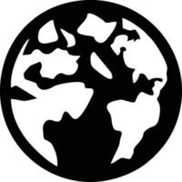 Globe planet earth icon symbol vector image