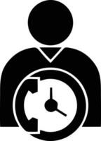 Clock icon symbol design image. Illustration of the alarm watch time isolated vector image. EPS 10