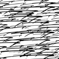 Seamless pattern with black hand drawn doodle arrows on white background. Abstract grunge texture. Vector illustration