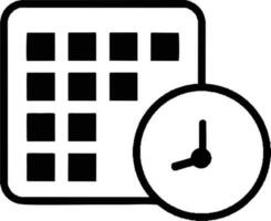 Clock icon symbol design image. Illustration of the alarm watch time isolated vector image. EPS 10