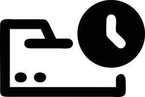 Clock icon symbol design image. Illustration of the alarm watch time isolated vector image. EPS 10