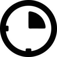 Clock icon symbol design image. Illustration of the alarm watch time isolated vector image. EPS 10