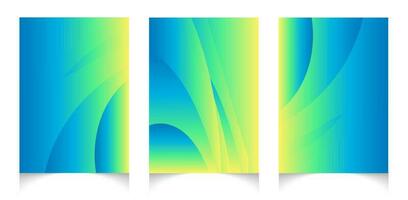 Abstract wavy background design and colourful background template. vector