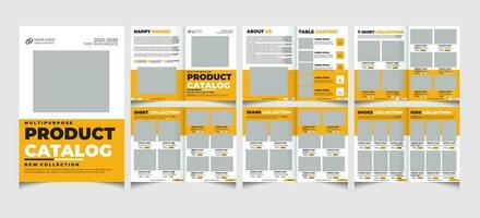 Product catalog and catalogue template.catalogue design. vector