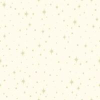 Seamless pattern with beige stars on neutral background. vector