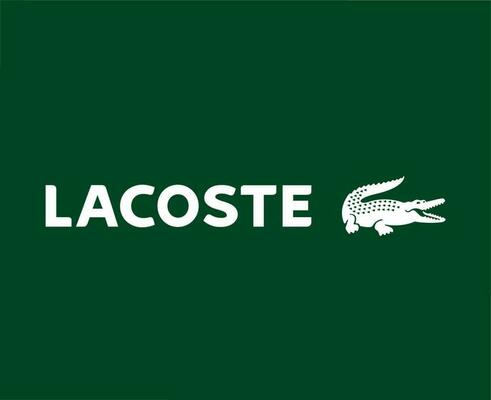 Lacoste Brand Logo Symbol With Name Design Clothes Fashion Vector  Illustration With Green Background 23867279 Vector Art at Vecteezy