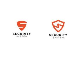 security logo technology for your company, shield logo for security data vector