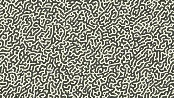 Brown Turing reaction background. Abstract diffusion pattern with chaotic shapes. Vector illustration.